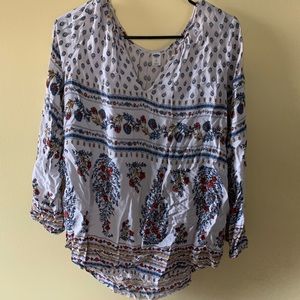 lightweight flowing blouse